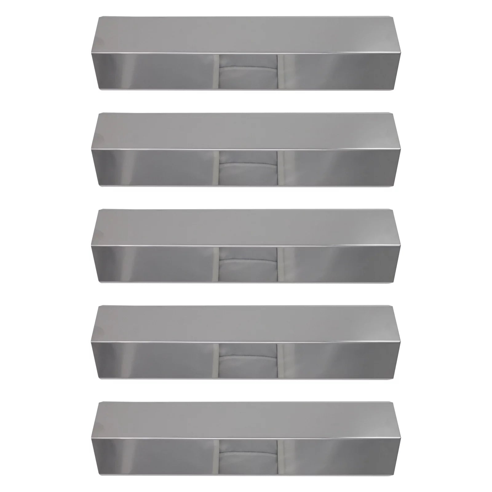 5-Pack BBQ Grill Heat Shield Plate Tent Replacement Parts for Browning GR2061307-BN-00 - Compatible Barbeque Stainless Steel Flame Tamer, Flavorizer Bar, Vaporizer Bar, Burner Cover 15