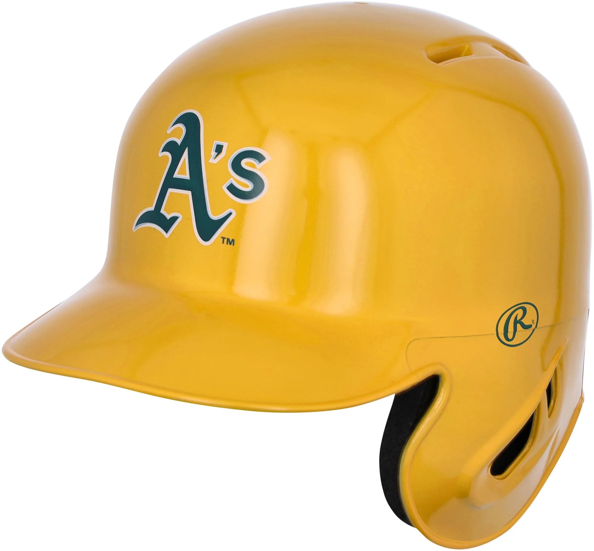 Oakland Athletics Rawlings Alternative Chrome Mini Batting Helmet - Fanatics Exclusive