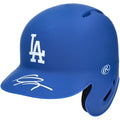 Gavin Lux Los Angeles Dodgers Autographed Blue Matte Mini Batting Helmet - Fanatics Authentic Certified