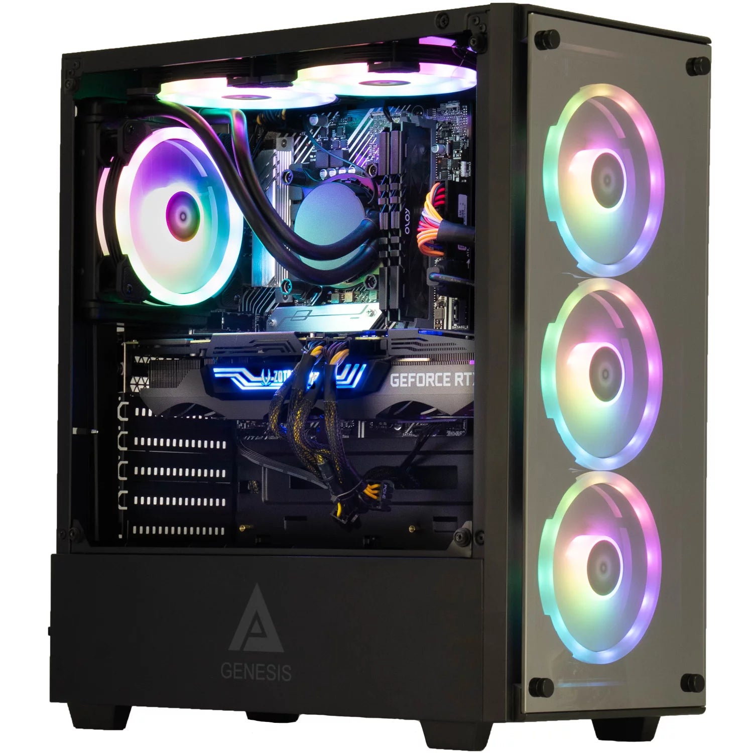 Cobratype Canebrake Gaming Desktop PC - Ryzen 5600X, RTX 3070, 32GB DDR4, 2TB NVMe, AIO Liquid Cooler