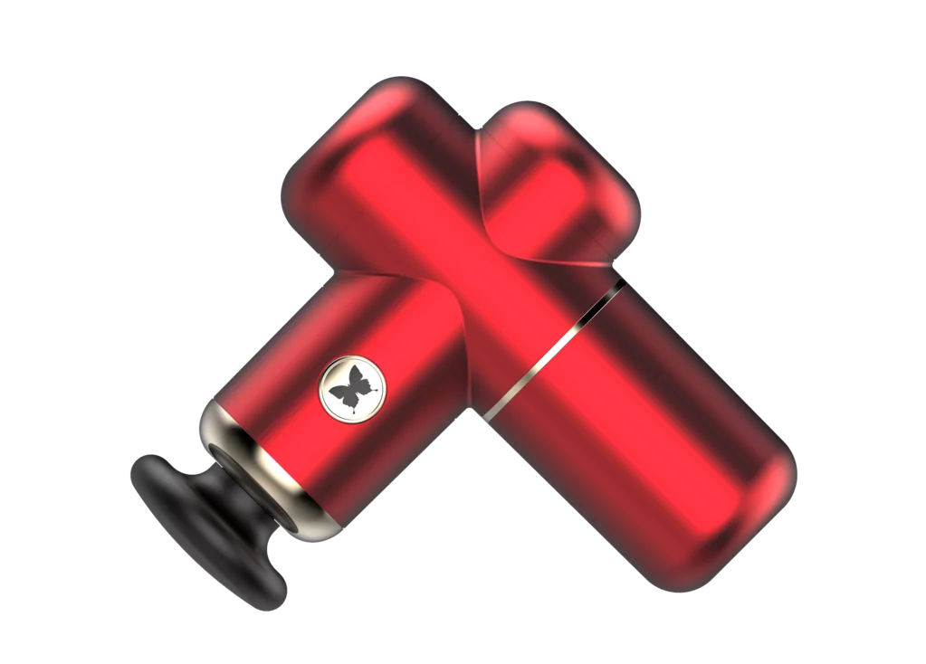 LAX Gadgets Trendy Techs Mini Massager, Red