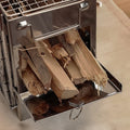 Folding Wood Burning BBQ Grill with Carry Bag for Outdoor Cooking and Camping