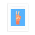 Scissorhands Netcut Clippers Lively Hand Desktop Photo Frame Picture Display Decoration Art Painting