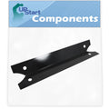 BBQ Grill Heat Shield Plate Tent Replacement Parts for Charmglow 8107420S - Compatible Barbeque Porcelain Steel Flame Tamer, Guard, Deflector, Flavorizer Bar, Vaporizer Bar, Burner Cover 17 3/4