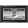 Highland Mint San Antonio Spurs NBA Timeline 12'' x 20'' Silver Coin Photo Mint