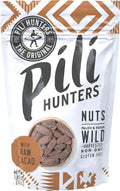 Pili Hunters Raw Cacao Organic Coconut Sugar Wild Sprouted Pili Nuts Keto paleo vegan Snacks 4 OZ As Seen on Shark Tank