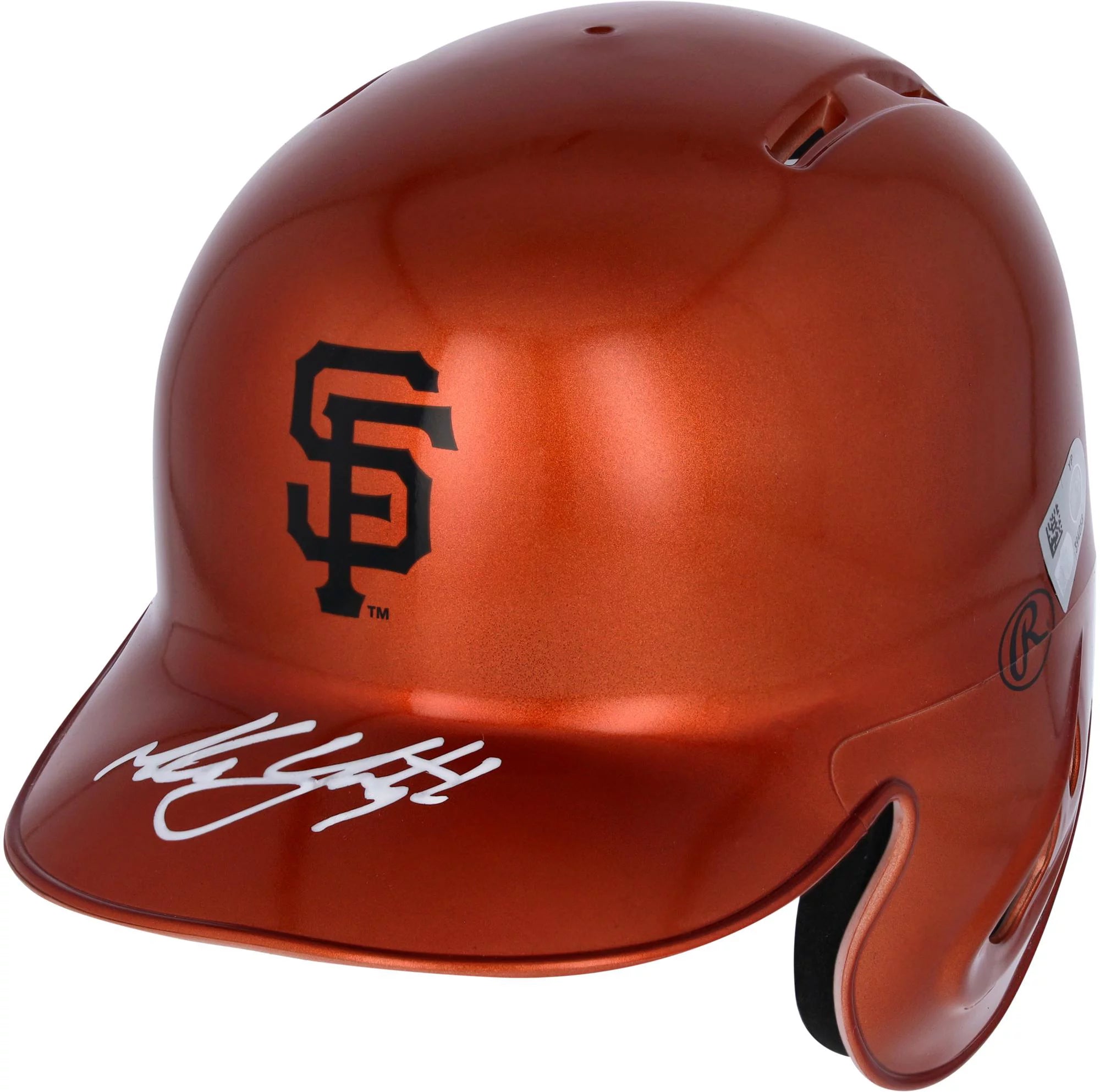 Mike Yastrzemski San Francisco Giants Autographed Alternate Chrome Mini Batting Helmet - Fanatics Exclusive - Fanatics Authentic Certified
