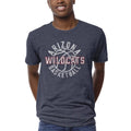 Men's League Collegiate Wear Heathered Navy Arizona Wildcats Basketball Team Victory Falls T-Shirt
