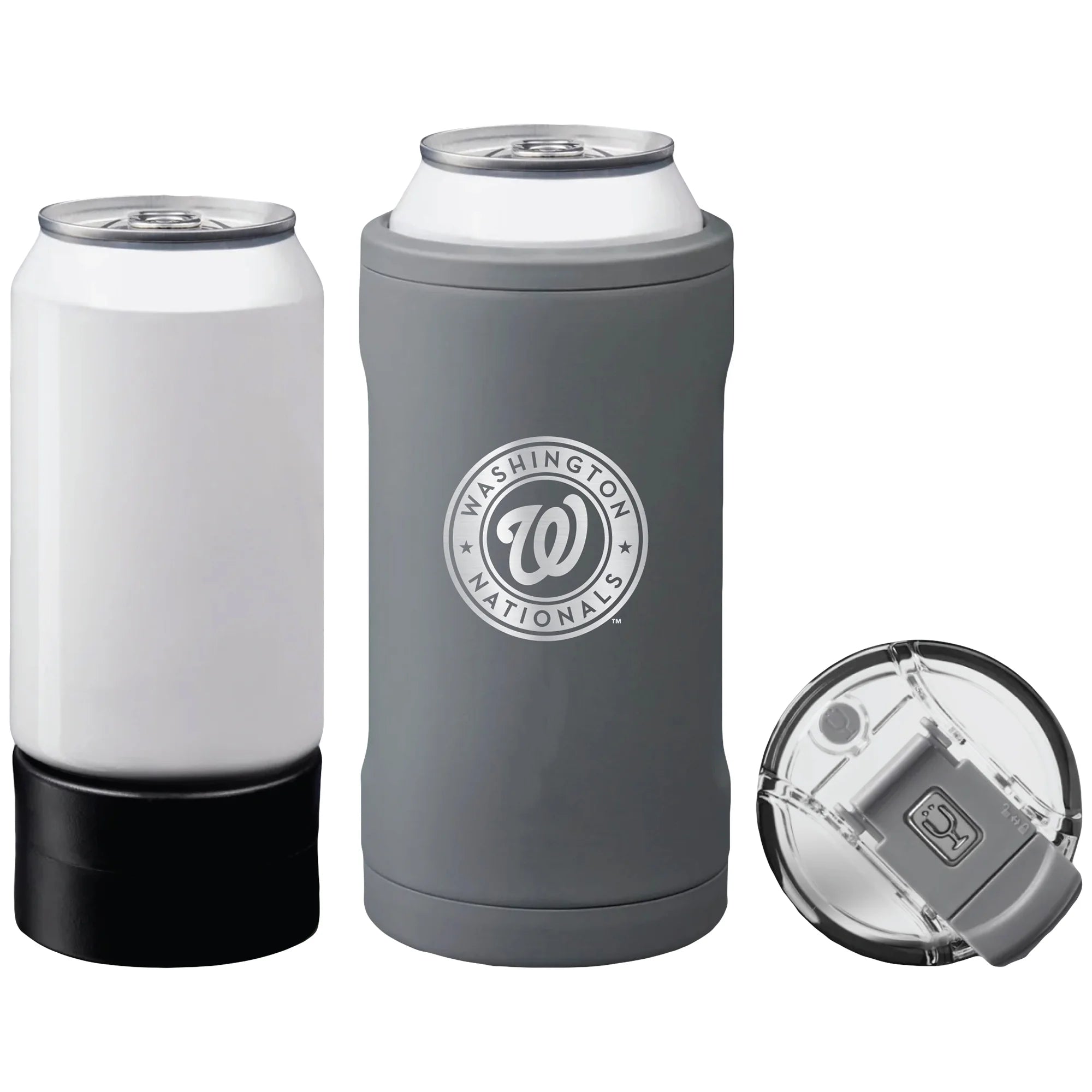 BruMate  Washington Nationals Primary Logo Hopsulator Trio Can Cooler