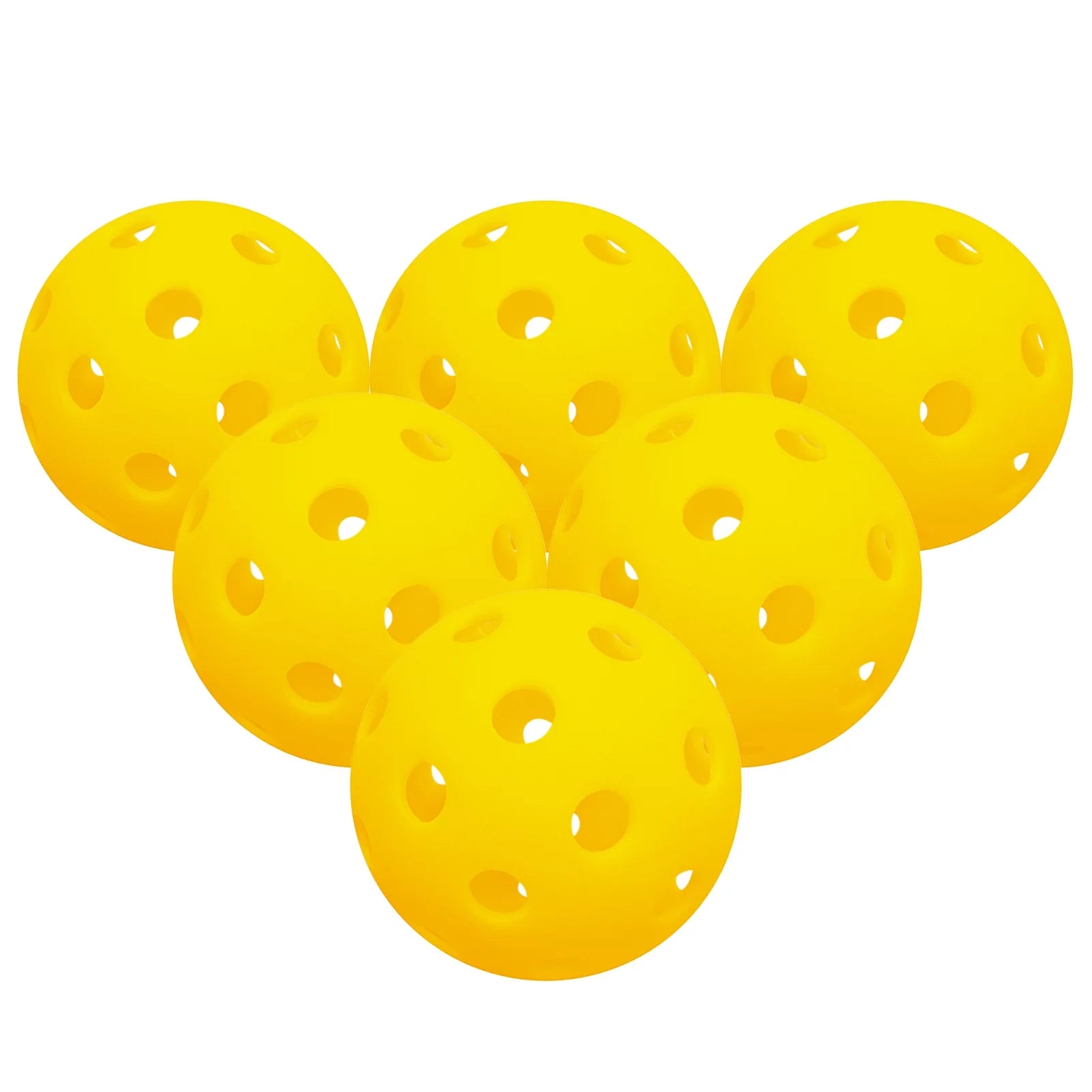 6 Packs 40 Holes  Pickleball Balls for  Courts