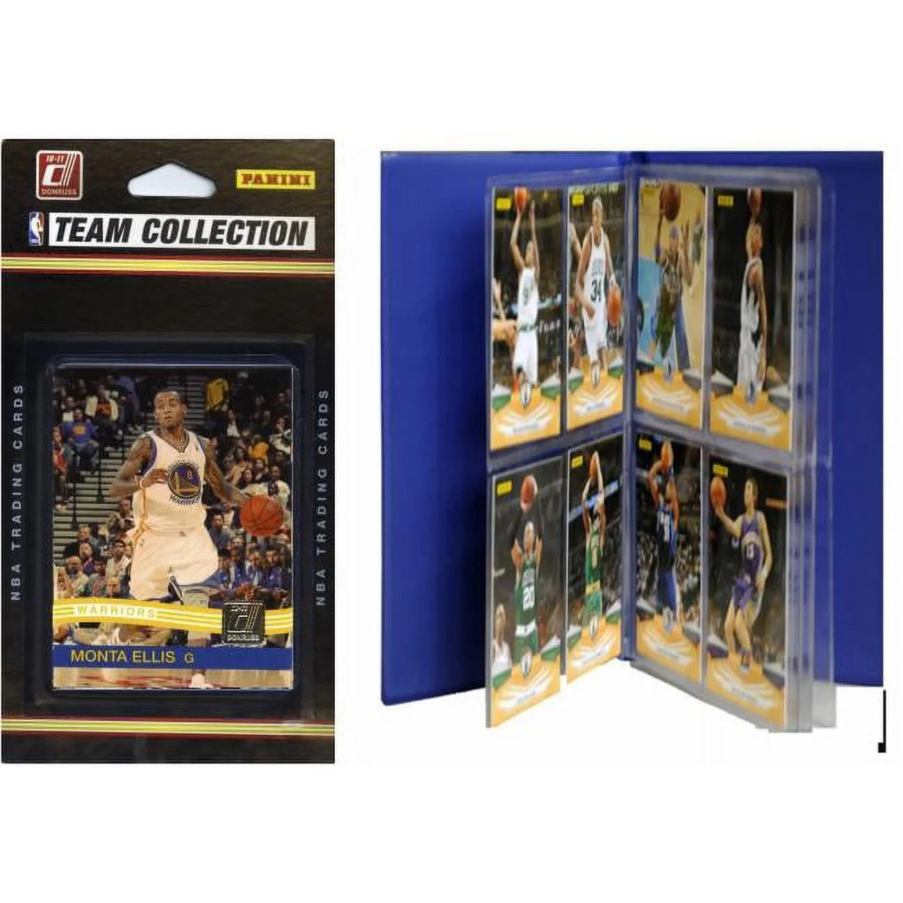 C & I Collectables  NBA Golden State Warriors Licensed 2010-11 Donruss Team Set Plus Storage Album