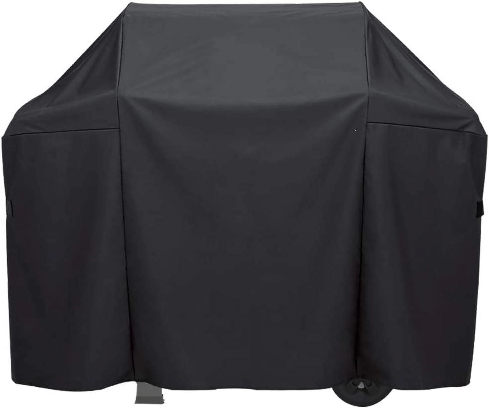 Grill Cover Compatible With Weber Q 3200 Gas Grill, Marine Black Outdoor And Waterproof Cover Dimensions 50''W X 21''D X 43''H By