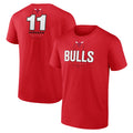 Men's Fanatics Branded DeMar DeRozan Red Chicago Bulls Behind The Back Name & Number T-Shirt