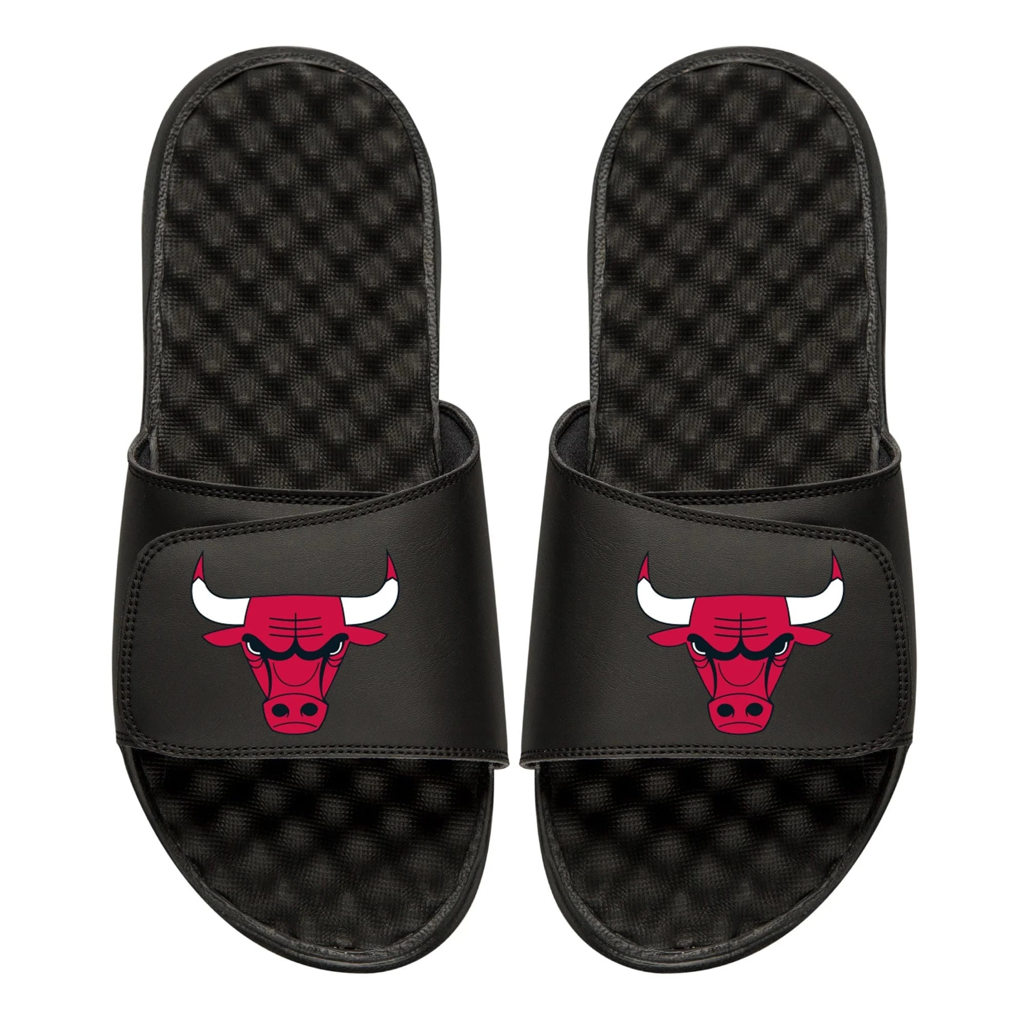 Men's Black Chicago Bulls Primary iSlide Sandals