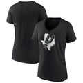 Women's Fanatics Branded Black San Antonio Spurs Team Pride V-Neck T-Shirt