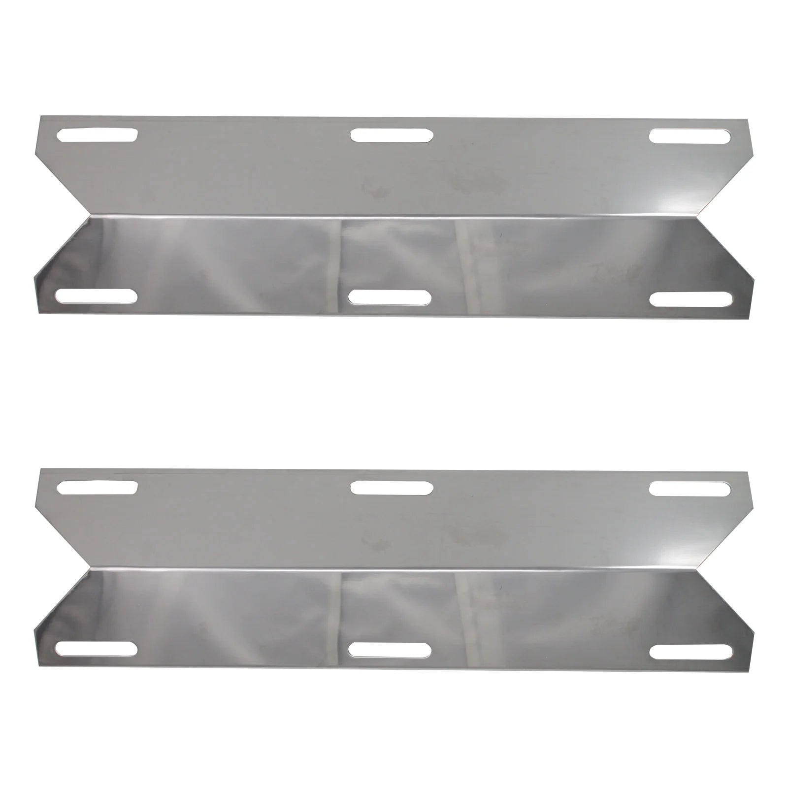 2-Pack BBQ Grill Heat Shield Plate Tent Replacement Parts for Nex 720-0584A - Old - Compatible Barbeque Stainless Steel Flame Tamer, Guard, Deflector, Flavorizer Bar, Vaporizer Bar, Burner Cover 15