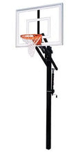 First Team Jam III Steel-Acrylic In Ground Adjustable Basketball System44; Forest Green