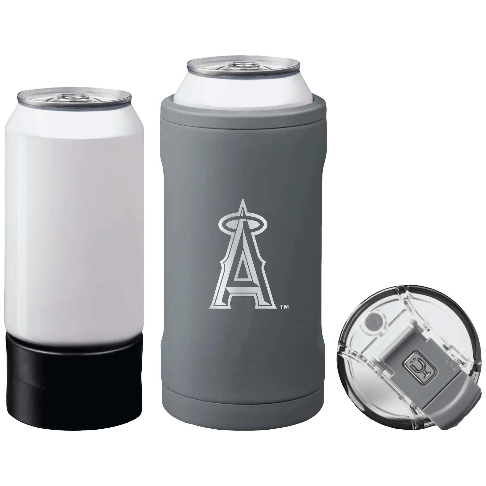 BruMate  Los Angeles Angels Primary Logo Hopsulator Trio Can Cooler