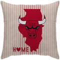 Chicago Bulls 18'' x 18'' Home State Duck Cloth D-cor Pillow