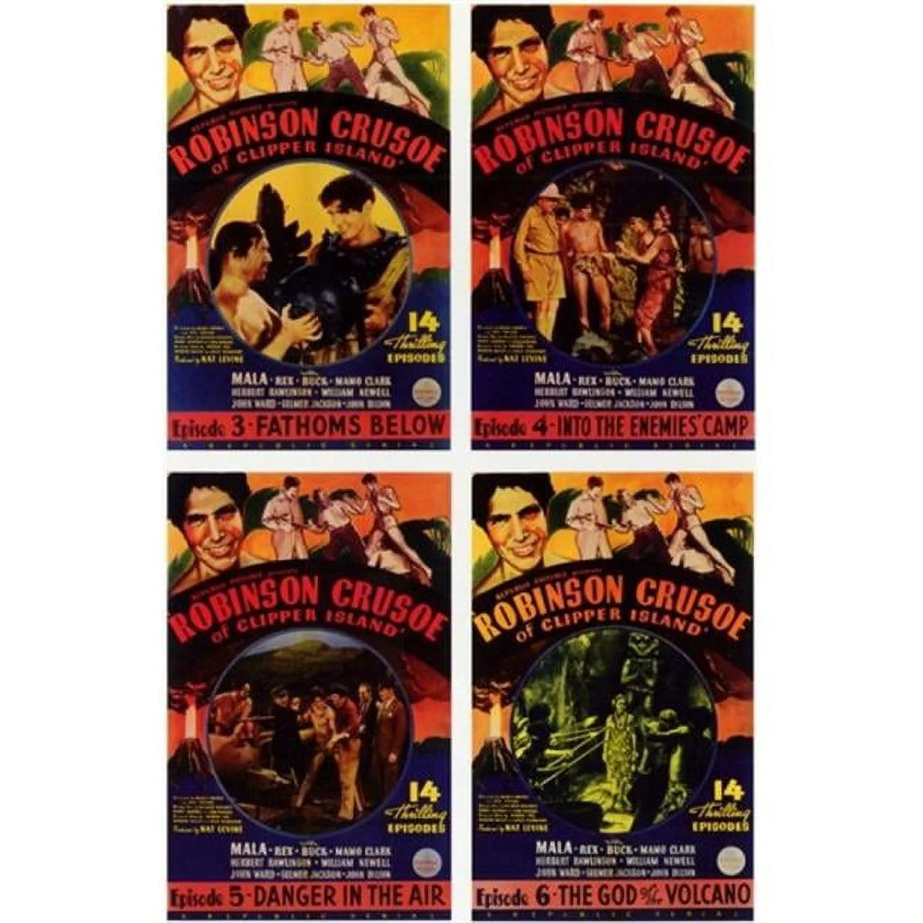 Robinson Crusoe of Clipper Island Movie Poster - 11 x 17 in.