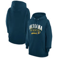 Women's G-III 4Her by Carl Banks  Navy Indiana Pacers Filigree Logo Pullover Hoodie
