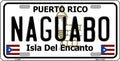 Naguabo Puerto Rico Metal Novelty License Plate LP-2862