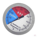 2Pieces BBQ  Temp Gauge Grill for Meat Cooking