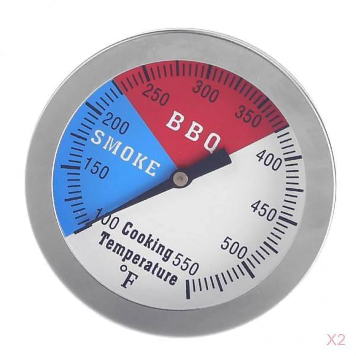 2Pieces BBQ  Temp Gauge Grill for Meat Cooking