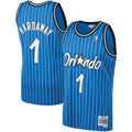 Men's Mitchell & Ness Penny Hardaway Blue Orlando Magic 1994/95 Big & Tall Hardwood Classics Swingman Jersey