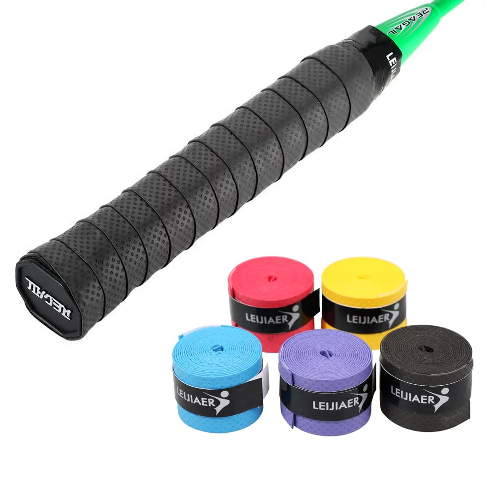 Pack of 5pcs Tennis Racket Overgrips -skid Sweat Tape Wraps Badminton Racquet Over Grip Fishing Rod Sweat Band Grip
