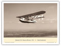 The Southern Clipper (Sikorsky S-40) - Miami to Havana 1932 - Pan American Airways - Vintage Aviation Poster by Clyde Sunderland - Master Art Print (Unframed) 9in x 12in