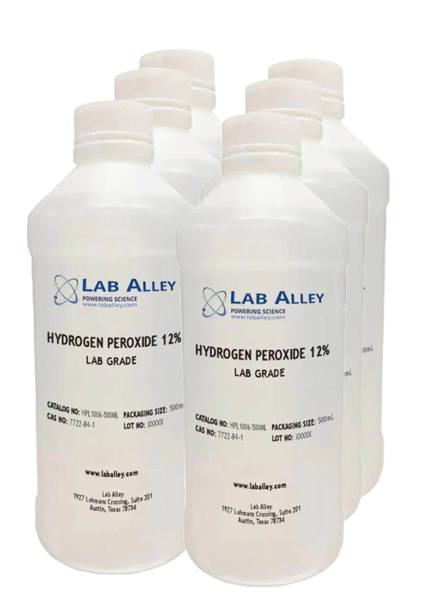 Hydrogen Peroxide 12% Solution, Lab Grade 500MLCS