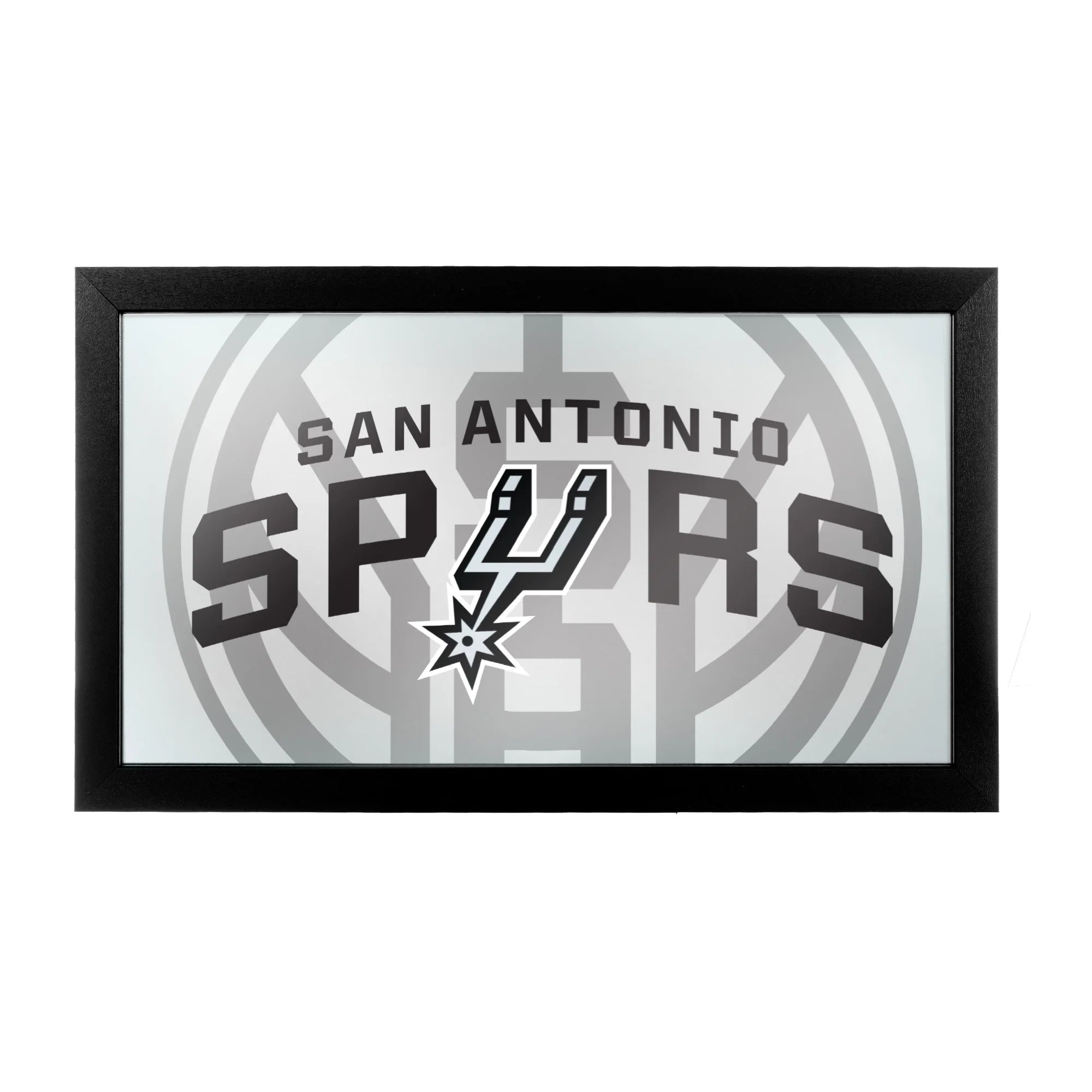 NBA Framed Logo Mirror - Fade - San Antonio Spurs