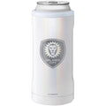 BruMate White Orlando City SC 12oz. Hopsulator Slim Can Cooler