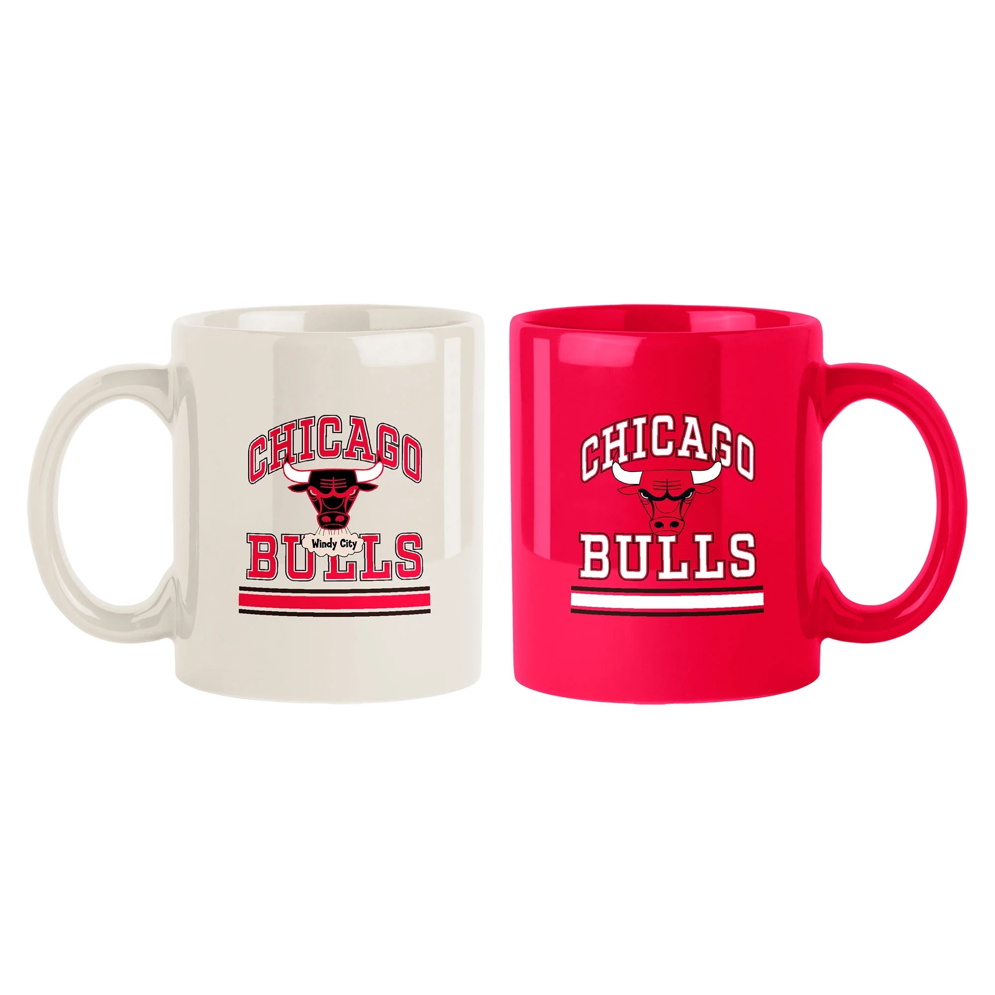 Chicago Bulls 2-Pack 15oz. Color Mug Set