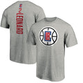 Men's Fanatics Branded Kawhi Leonard Heathered Gray LA Clippers Playmaker Name & Number Team T-Shirt