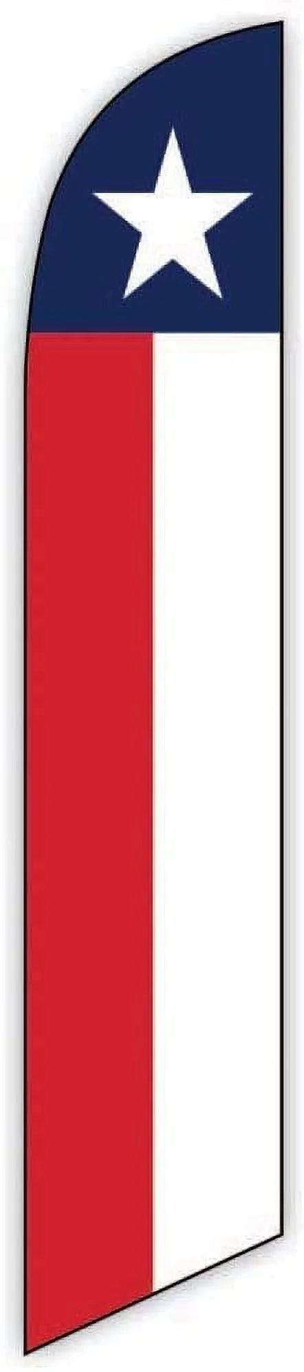Cobb Promo Texas Flag Advertising Feather Flag 12ft - Replacement Flag Only Without Poleset