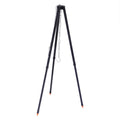 Lightweight Camp Fire Outdoor Camping Tripod Camping Cooking Tripod Grill Grate Hanging Pot Stand Applies to 3-5 People Foldable