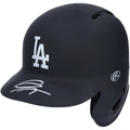 Gavin Lux Los Angeles Dodgers Autographed Black Matte Mini Batting Helmet - Fanatics Authentic Certified