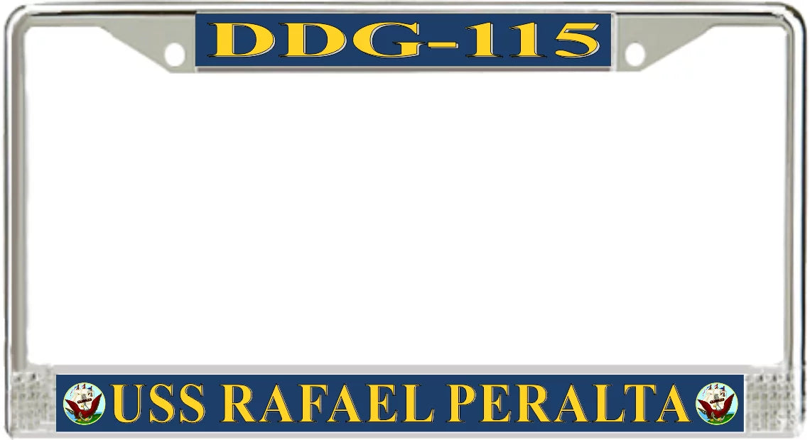 USS Rafael Peralta DDG-115 License Plate Frame