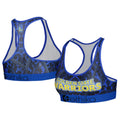 Women's Ethika Royal Golden State Warriors Racerback Sports Bra