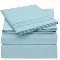 Mellanni Iconic Sheet Set Brushed Microfiber, Extra Deep Pocket, 3 Piece Twin XL, Aqua