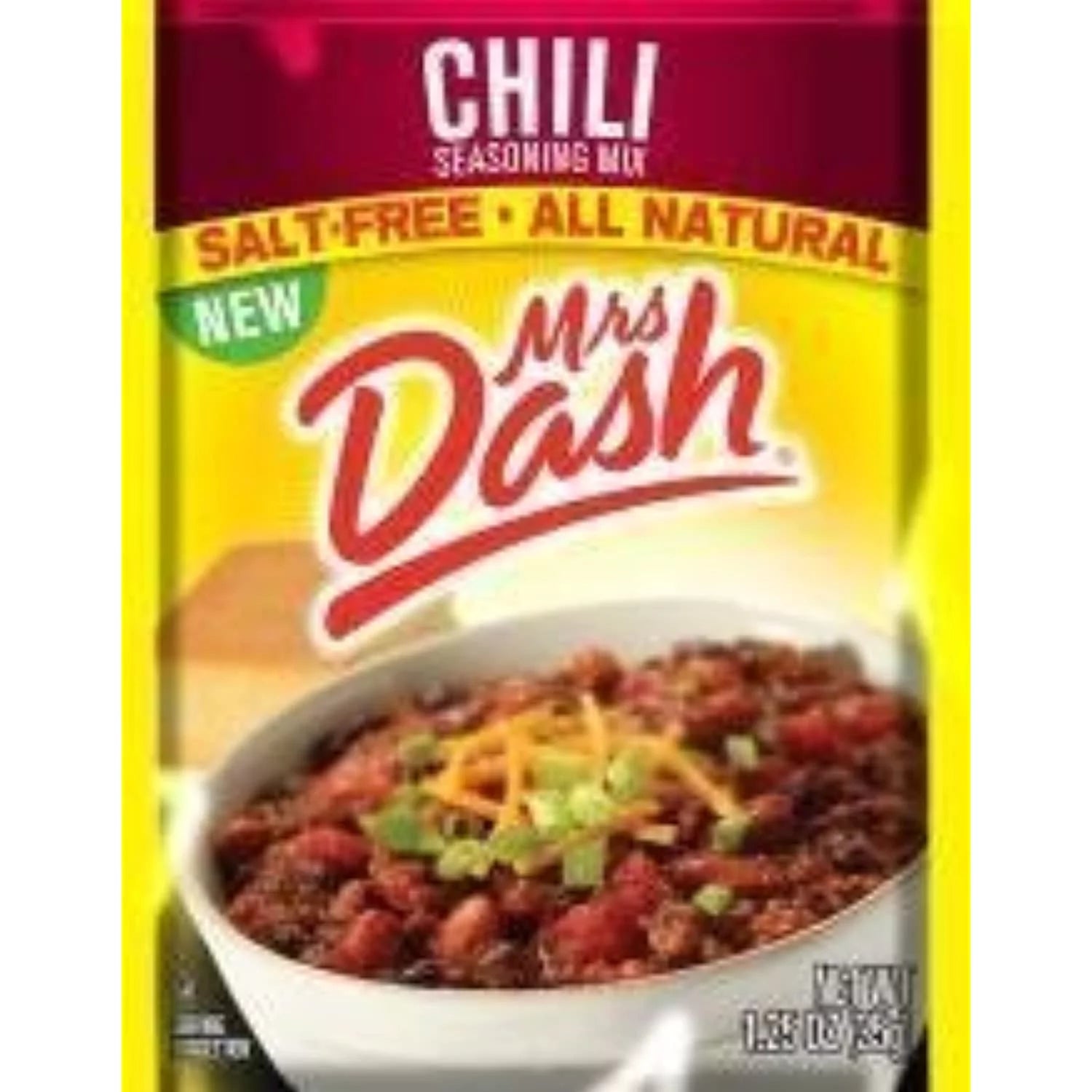 Mrs Dash Salt Free Chili Mix (1.25 Oz Packets) 4 Pack