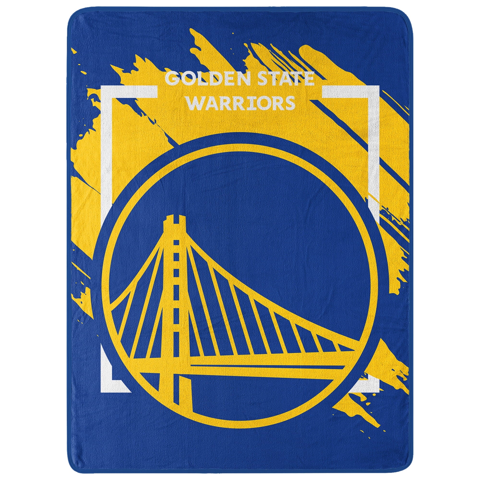 The Northwest Group  Golden State Warriors 46 x 60 Dimensional Micro Raschel Plush Throw Blanket