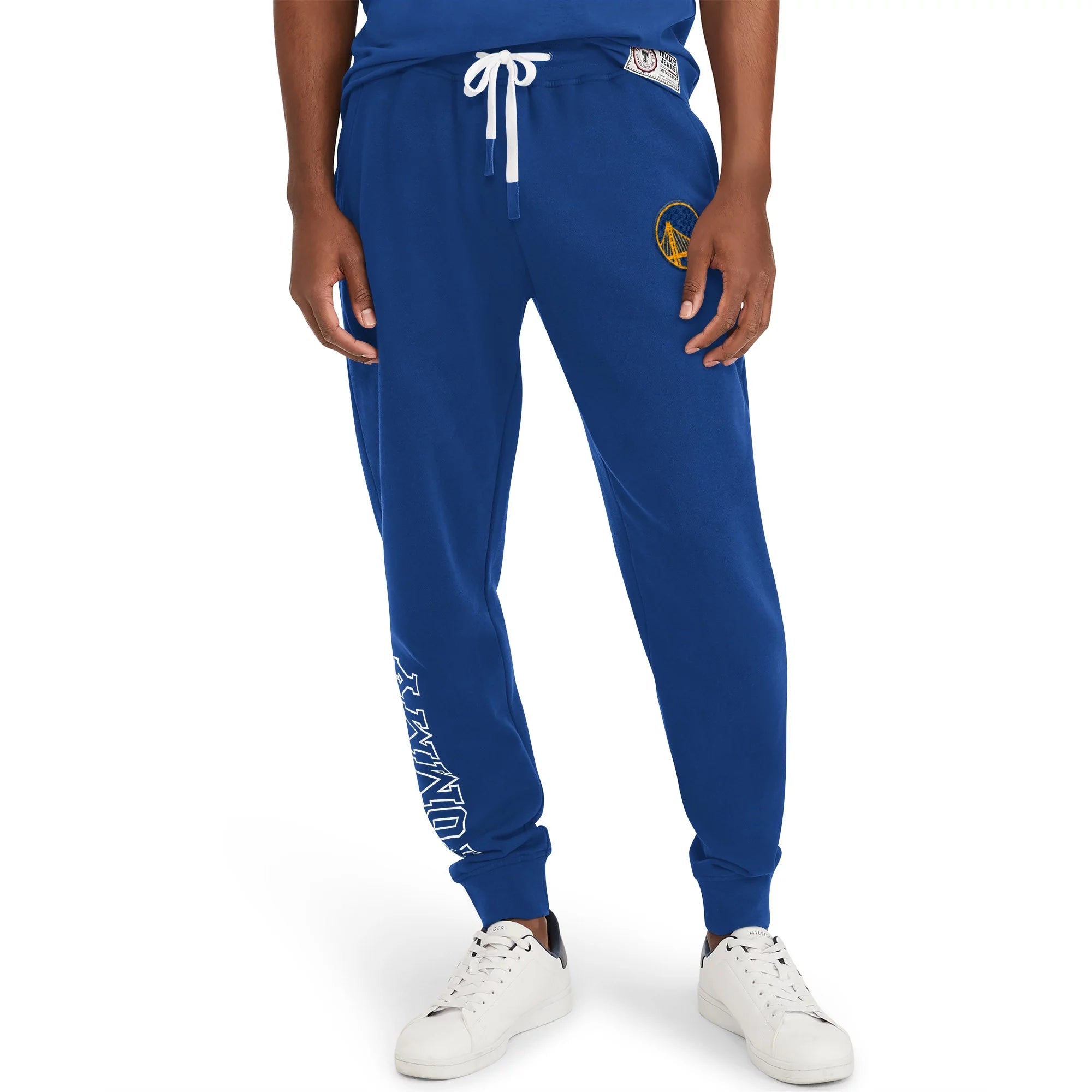 Men's Tommy Jeans Royal Golden State Warriors Carl Bi-Blend Fleece Jogger Pants