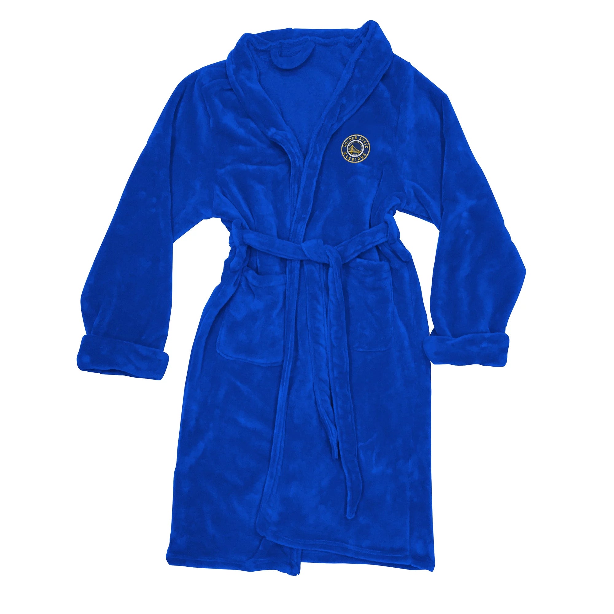 NBA Officially Licensed Golden State Warriors Men's Silk Touch Bathrobe L/XL