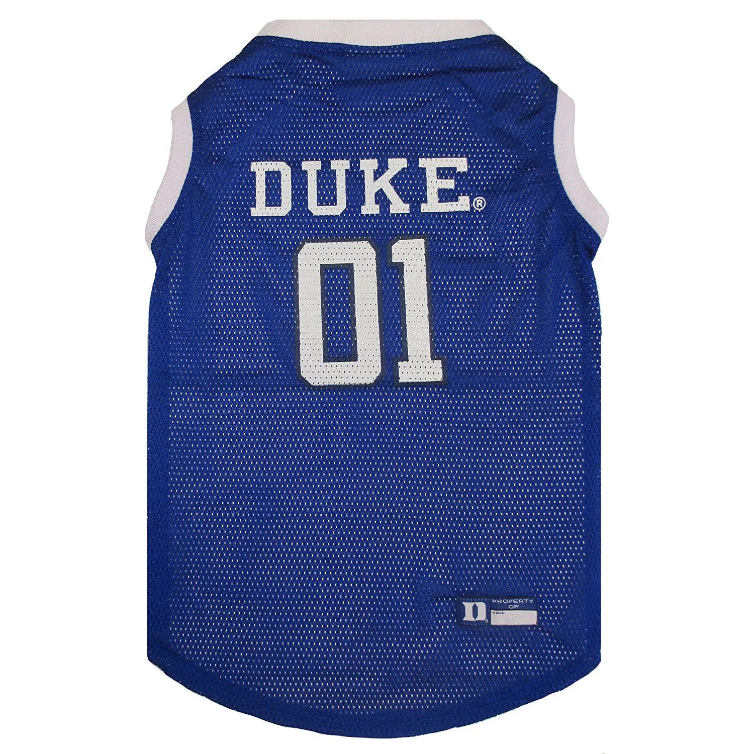 Pets First NCAA Duke Blue Devils Basketball Mesh Jersey - Licensed, Brand NEW, 5 Collegiate Teams in 6 sizes