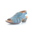 Cobb Hill Laurel Woven Sandal Women's Sandals & Flip Flops Teal Leather Size 11 M