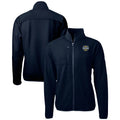 Men's Cutter & Buck Navy Michigan Wolverines College Football Playoff 2023 National Champions Cascade Eco Sherpa Fleece