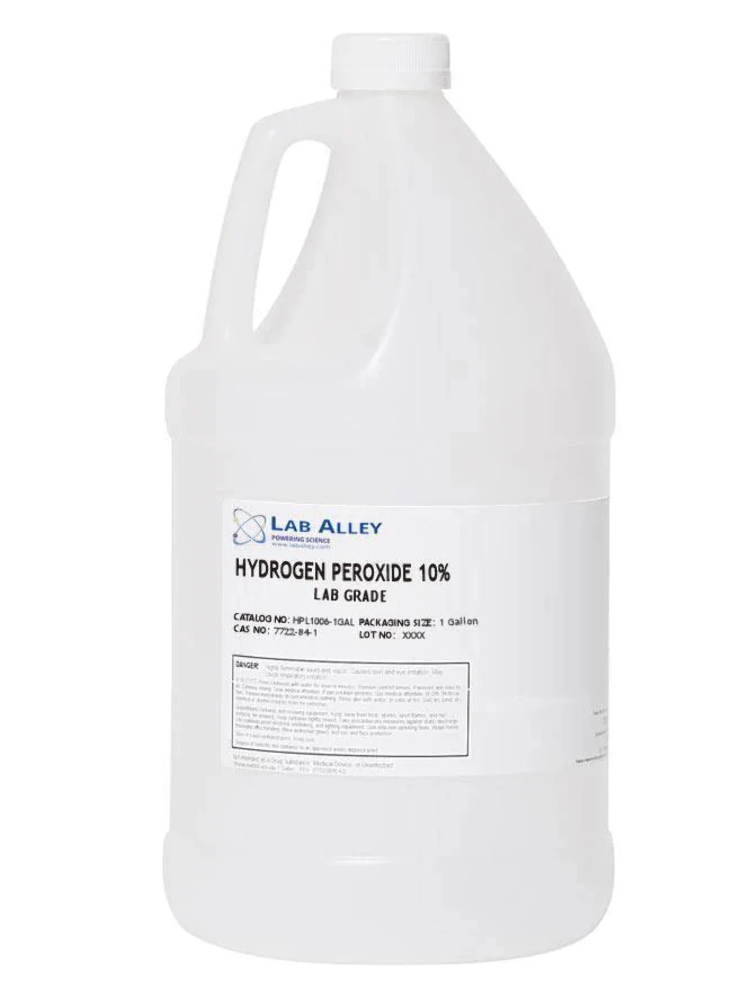 Hydrogen Peroxide 10% Solution, Lab Grade 1GALCS